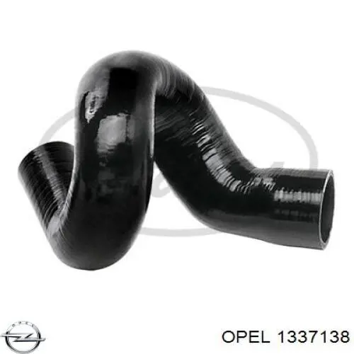1337138 Opel шланг (патрубок радиатора охлаждения верхний)