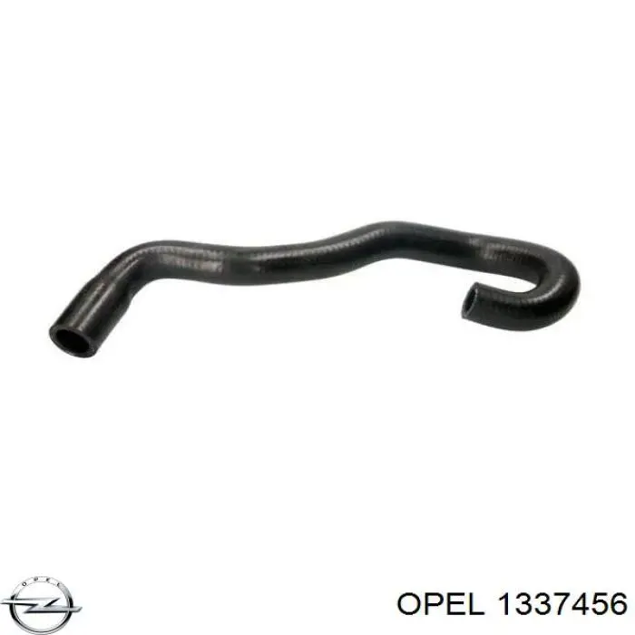1337456 Opel шланг (патрубок термостата)