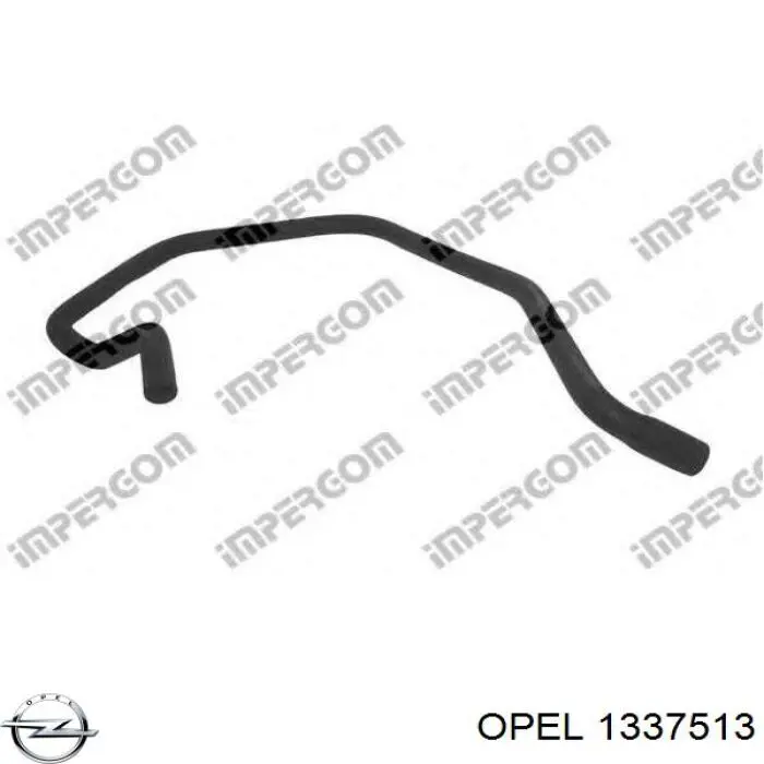 Купить 1337513 Opel Шланг расширительного бачка верхний