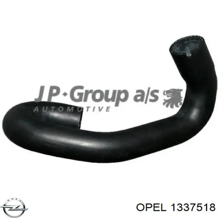 1337518 Opel шланг (патрубок радиатора охлаждения верхний)