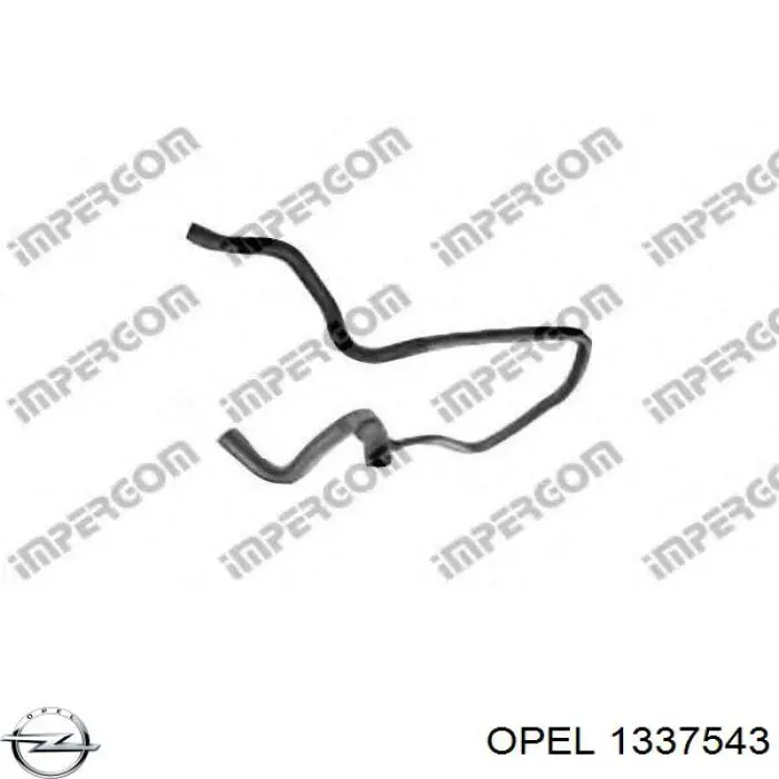Шланг радиатора, нижний Opel 1337543 цена, от 23.08 USD