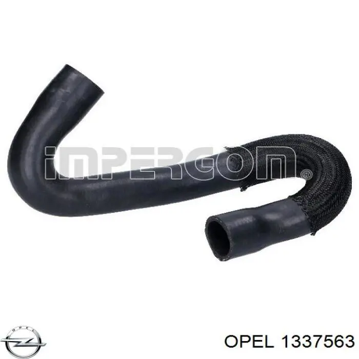 Шланг радиатора охлаждения Opel 1337563 цена, от 13.88 USD