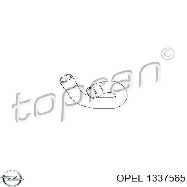 Шланг радиатора охлаждения Opel 1337565 цена, от 7.90 USD