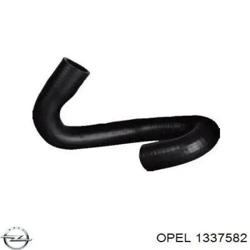 1337582 Opel шланг (патрубок радиатора охлаждения верхний)