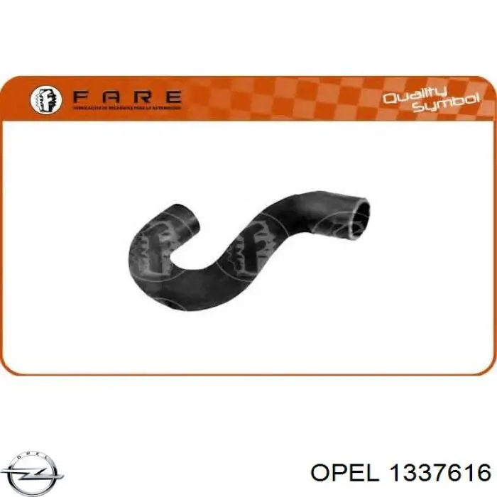 Шланг радиатора охлаждения Opel 1337616 цена, от 7.58 USD