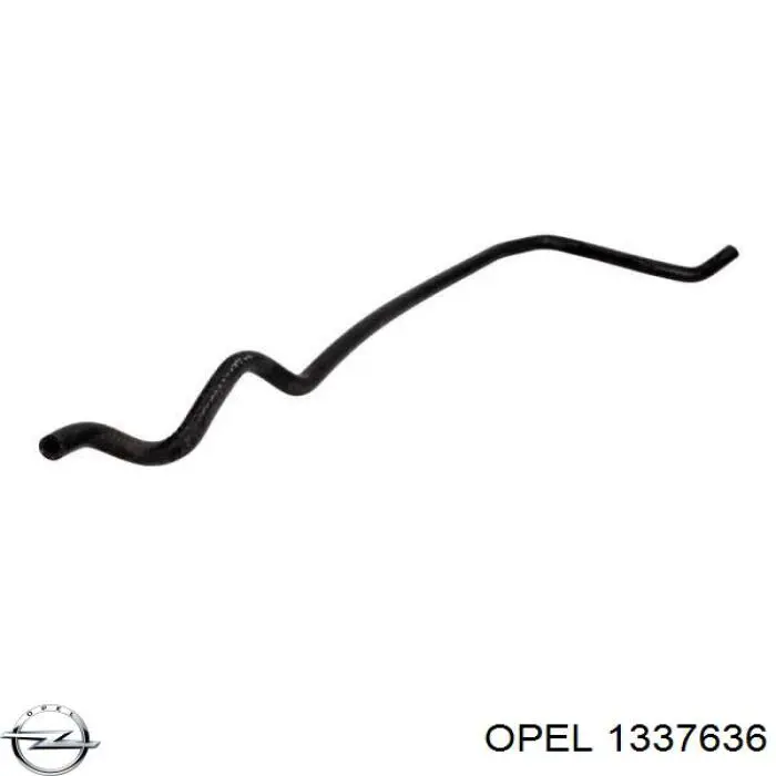 1337636 Opel шланг (патрубок системы охлаждения)
