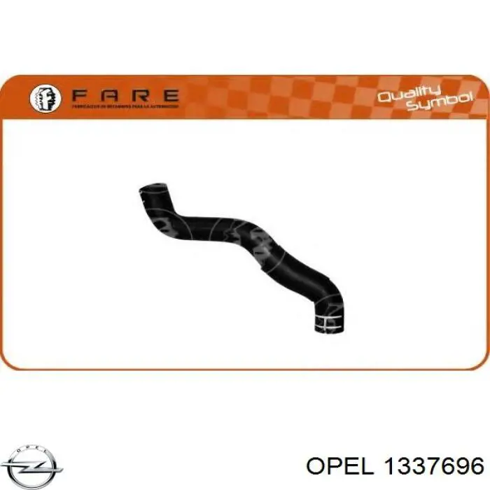Шланг радиатора охлаждения Opel 1337696 цена, от 9.46 USD