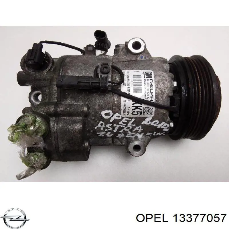 Компрессор системы кондиционирования Opel 13377057 цена, от 112.49 USD