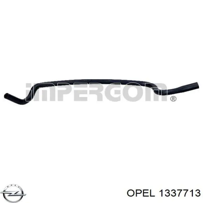 Шланг радиатора охлаждения Opel 1337713 цена, от 4.59 USD