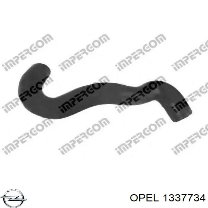 Шланг радиатора охлаждения Opel 1337734 цена, от 16.09 USD