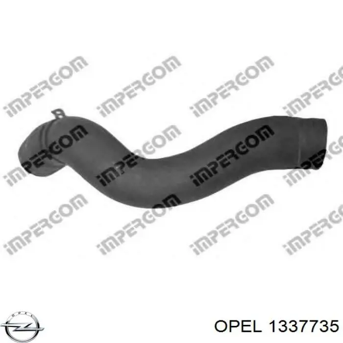 Нижний шлаг радиатора охлаждения 13117573 General Motors
