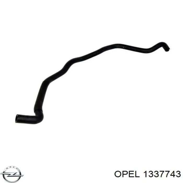 Шланг расширительного бачка нижний Opel 1337743 цена, от 3.89 USD