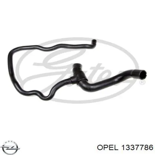Шланг радиатора, нижний Opel 1337786 цена, от 32.73 USD