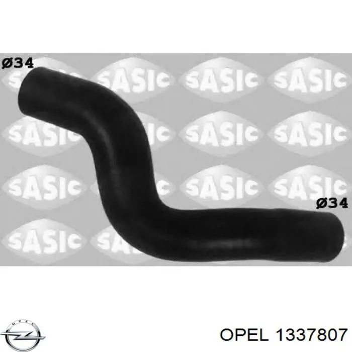 Купить 1337807 Opel Патрубок радиатора