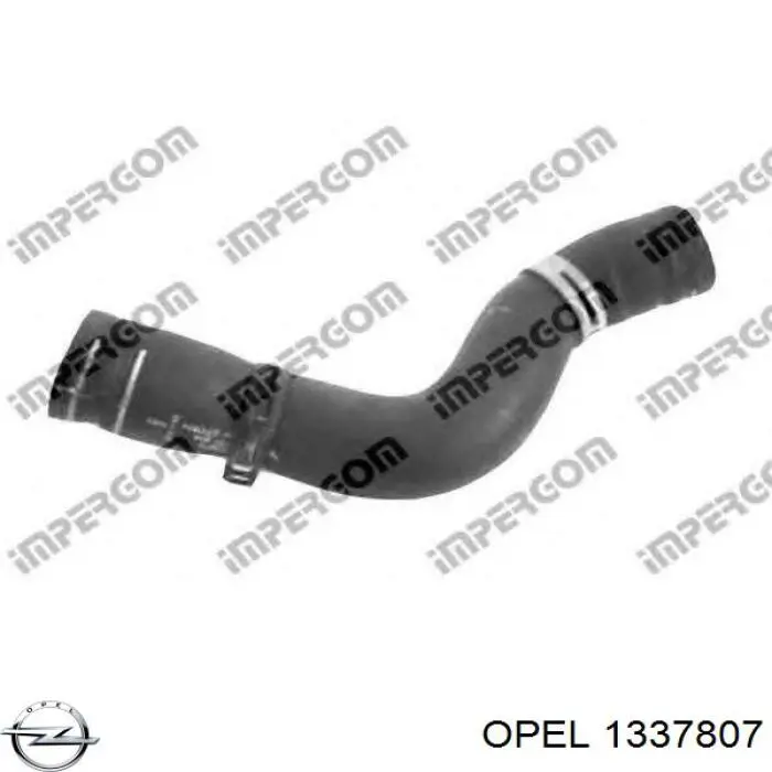 Шланг радиатора охлаждения Opel 1337807 цена, от 5.01 USD
