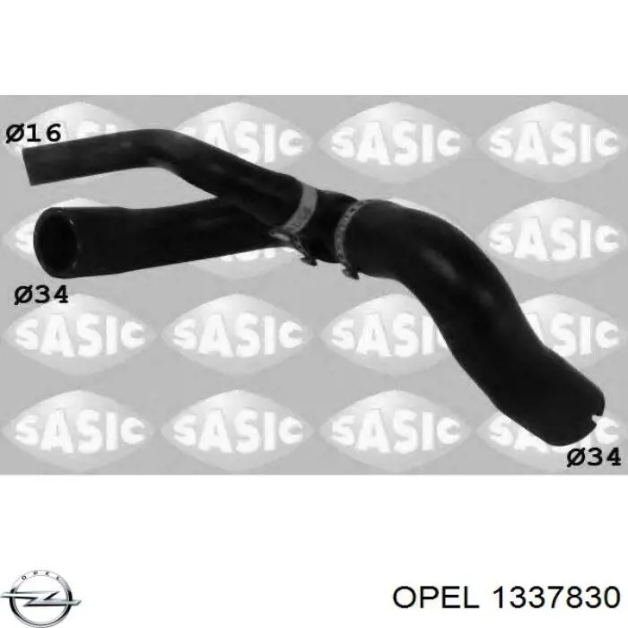 Шланг радиатора, нижний Opel 13223886 цена, от 13.09 USD