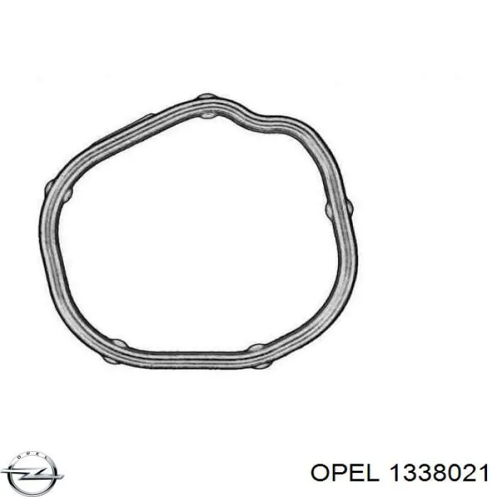 Прокладка фланца (тройника) системы охлаждения на Opel Mokka 