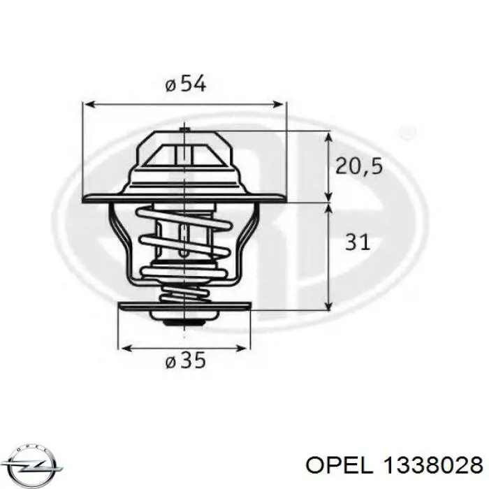 Термостат 1338028 Opel