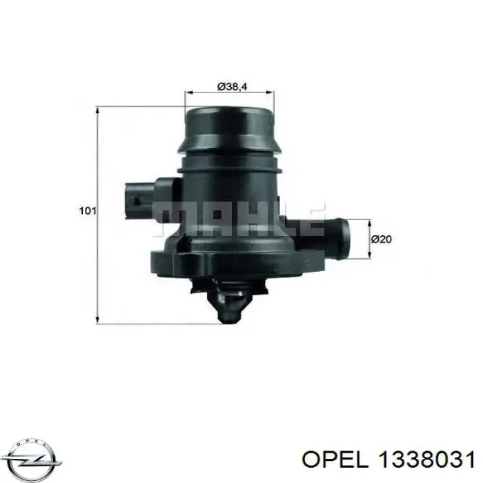 Термостат в корпусе Opel 1338031 цена, от 41.81 USD