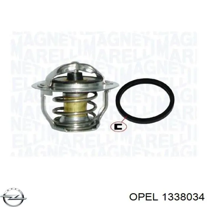 Термостат в корпусе Opel 1338034 цена, от 31.72 USD