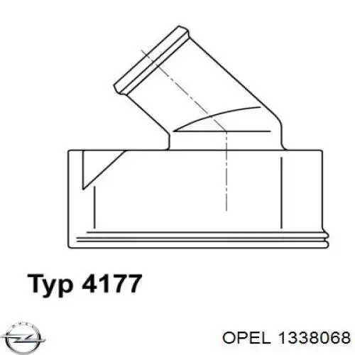 Термостат в корпусе Opel 1338068 цена, от 17.37 USD