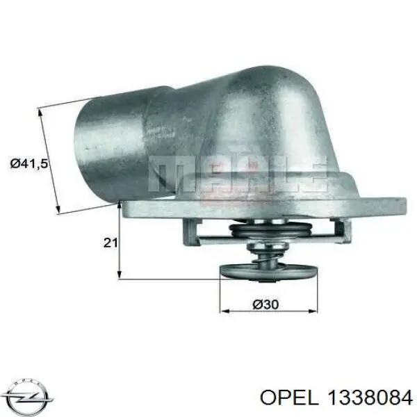 1338084 Opel термостат