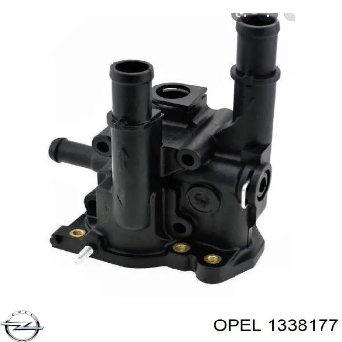 Корпус термостата 1338177 Opel