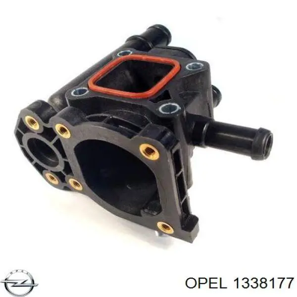 Корпус термостата 1338177 Opel