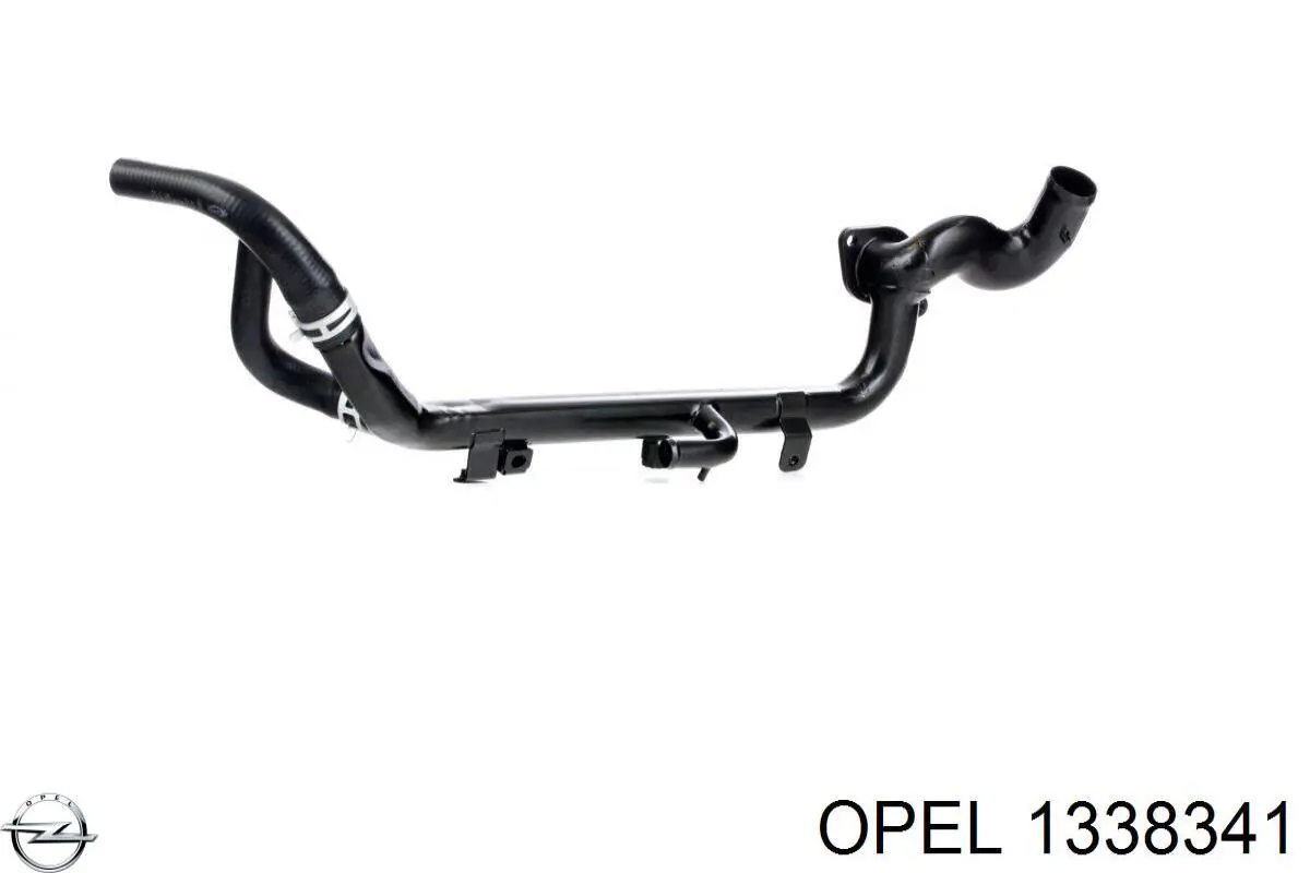 1338341 Opel шланг (патрубок системы охлаждения)