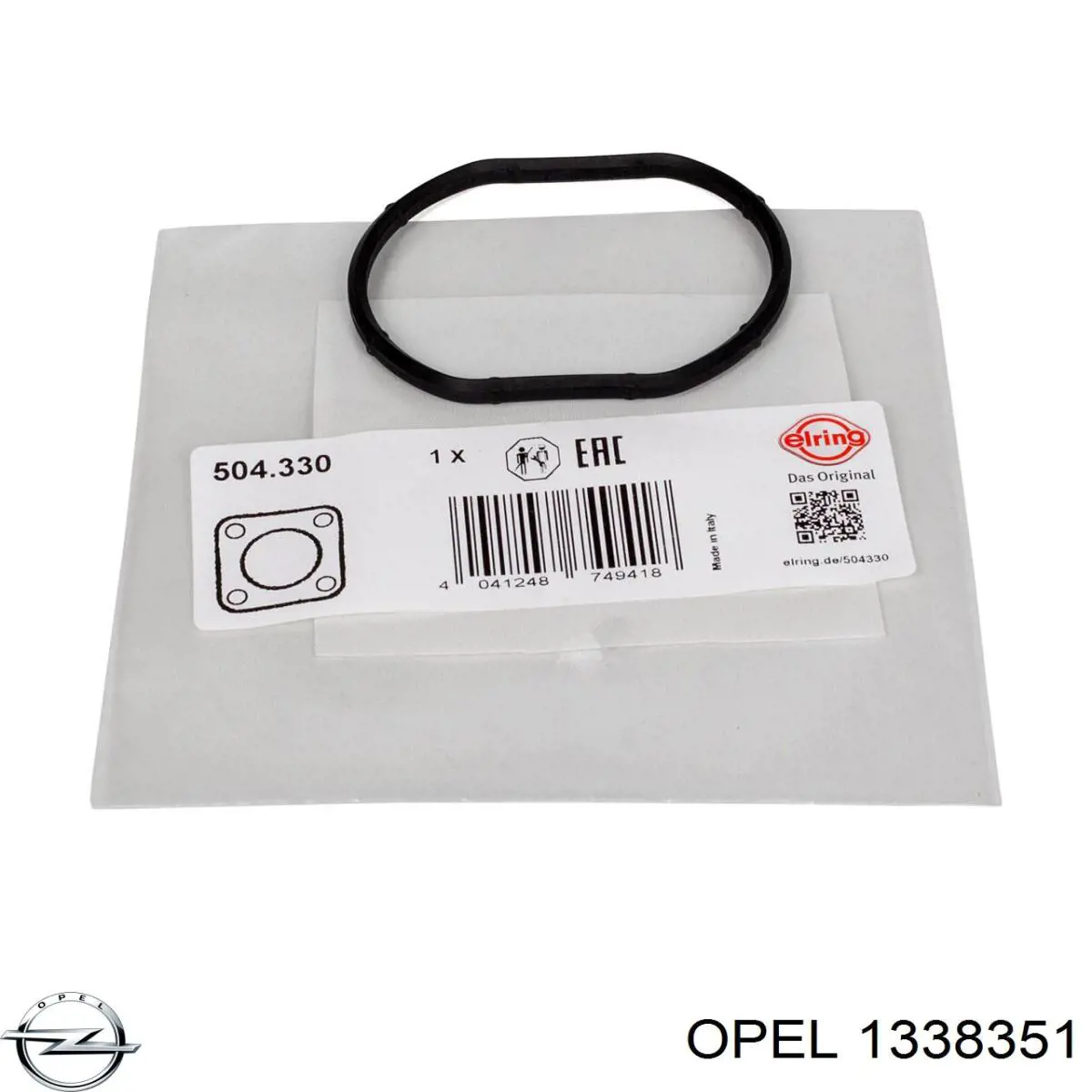 1338351 Opel прокладка термостата