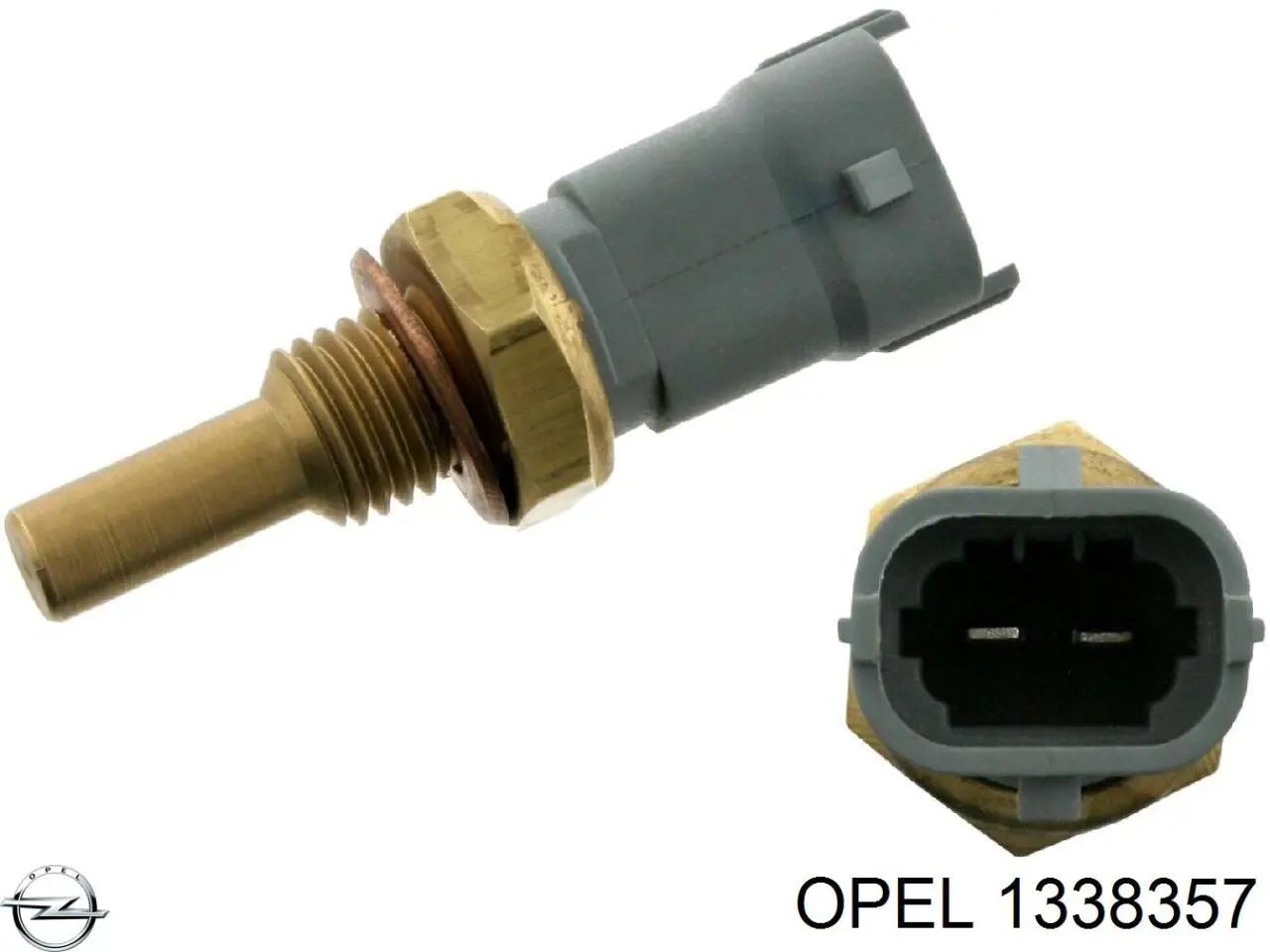 1338357 Opel датчик температуры охлаждающей жидкости