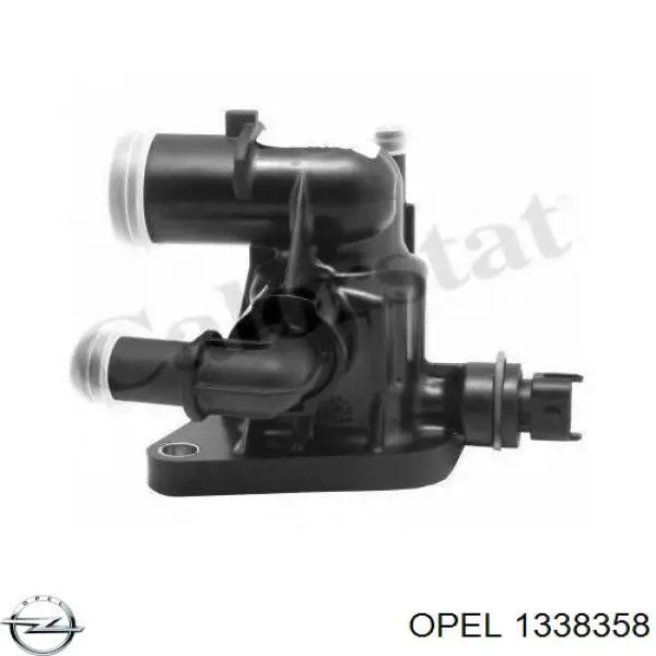 Корпус термостата 1338358 Opel