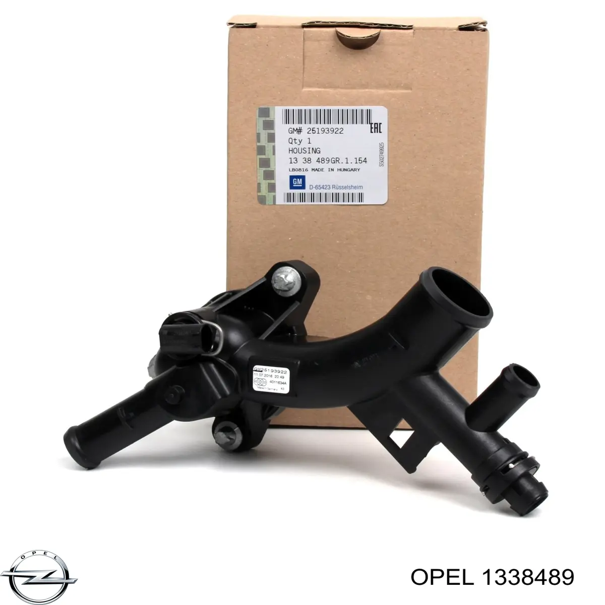 Фланец системы охлаждения Opel 1338489 цена, от 29.73 USD