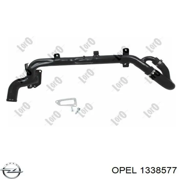 Шланг/патрубок системы охлаждения Opel 1338577 цена, от 37.92 USD