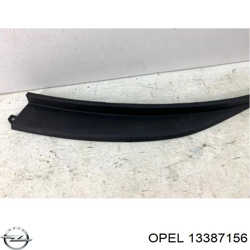 13387156 Opel Спойлер переднего бампера правый