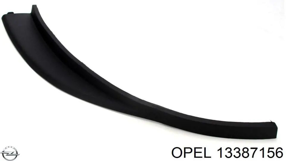 Спойлер переднего бампера правый 13387156 Opel