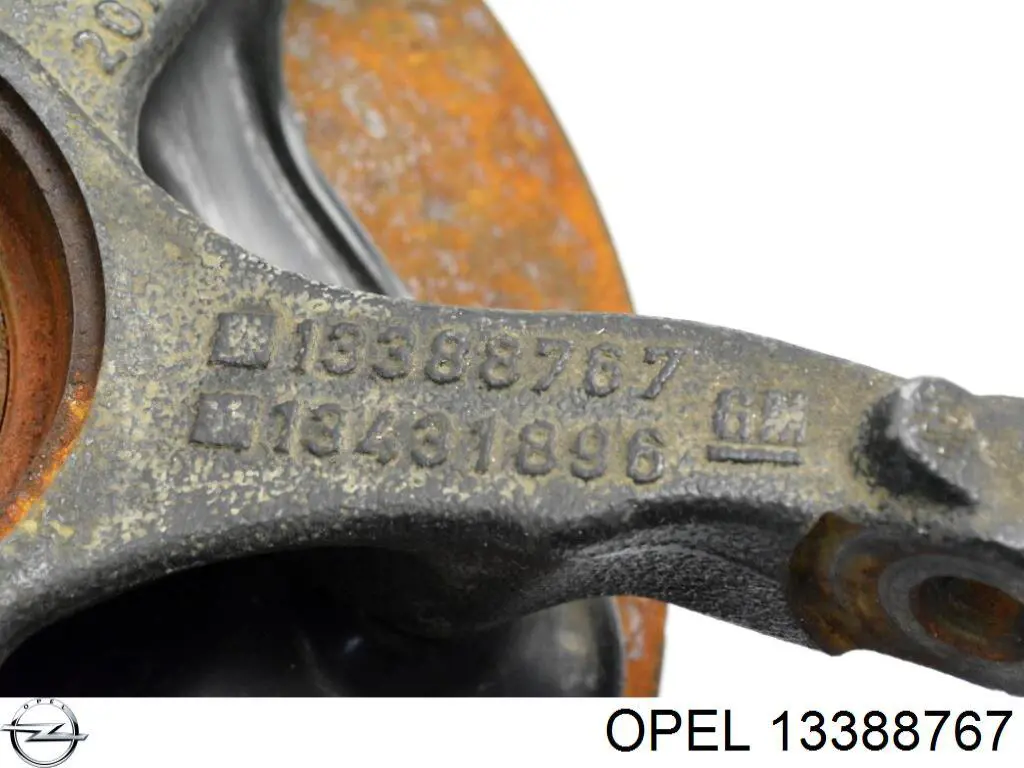 Цапфа (поворотный кулак) передний левый Opel 13388767 цена, от 149.21 USD