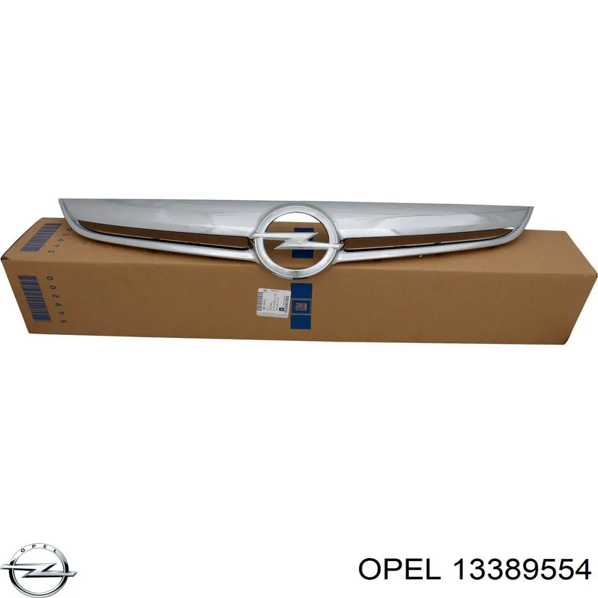 13389554 Opel Центральная решетка переднего бампера