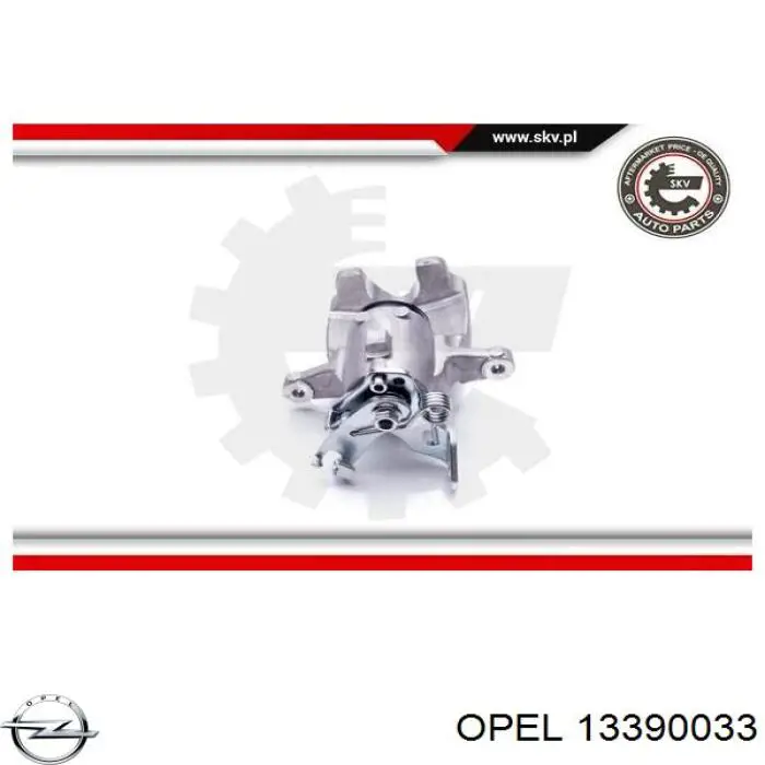Купить 13390033 Opel Суппорт задний левый