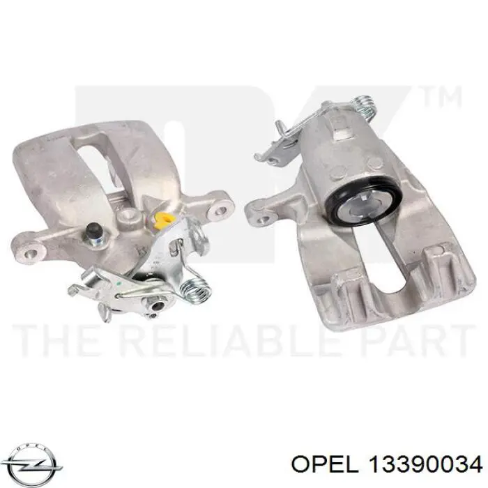 Тормозной суппорт правый задний Opel 13390034 цена, от 58.84 USD