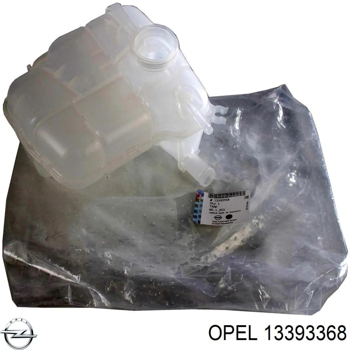 Бачок системы охлаждения расширительный Opel 13393368