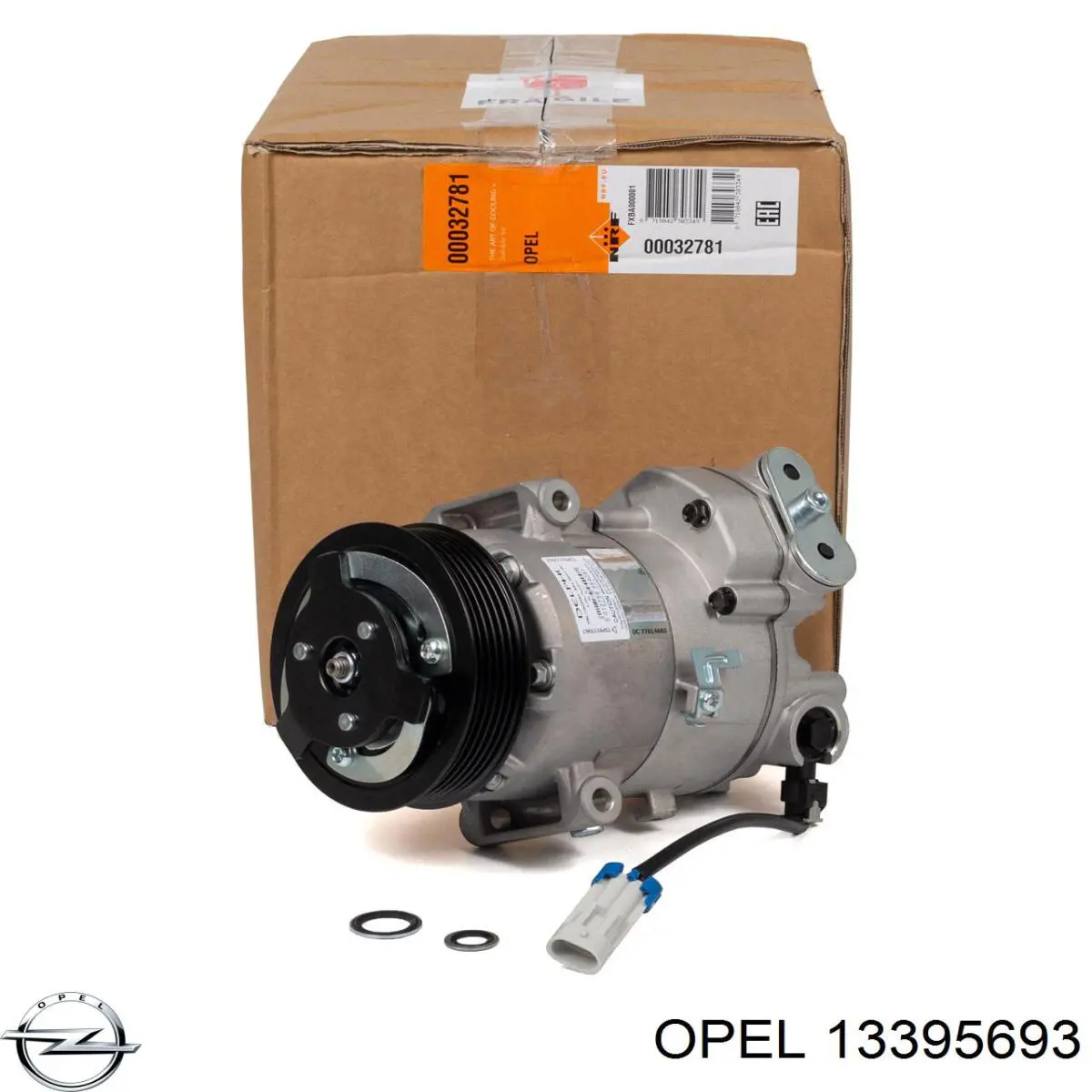 Компрессор системы кондиционирования Opel 13395693 цена, от 247.56 USD