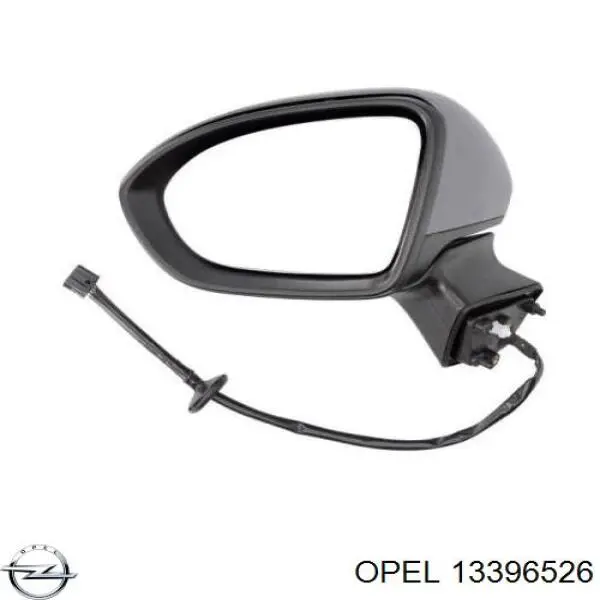 Зеркальный элемент водительского зеркала Opel 13396526 цена, от 20.32 USD