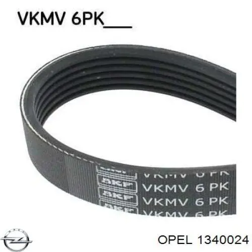 Ремень агрегатов приводной, комплект Opel 1340024 цена, от 52.43 USD
