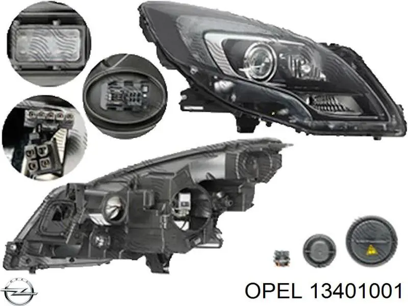 Фара левая General Motors 13401001 цена, от 994.39 USD