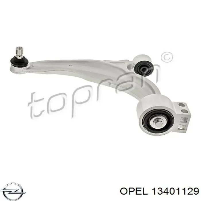 Левый рычаг передней нижней подвески Opel 13401129 цена, от 64.15 USD