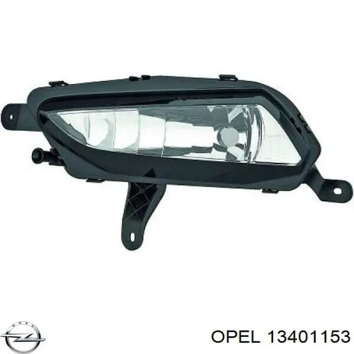 Фара противотуманная левая Opel 13401153