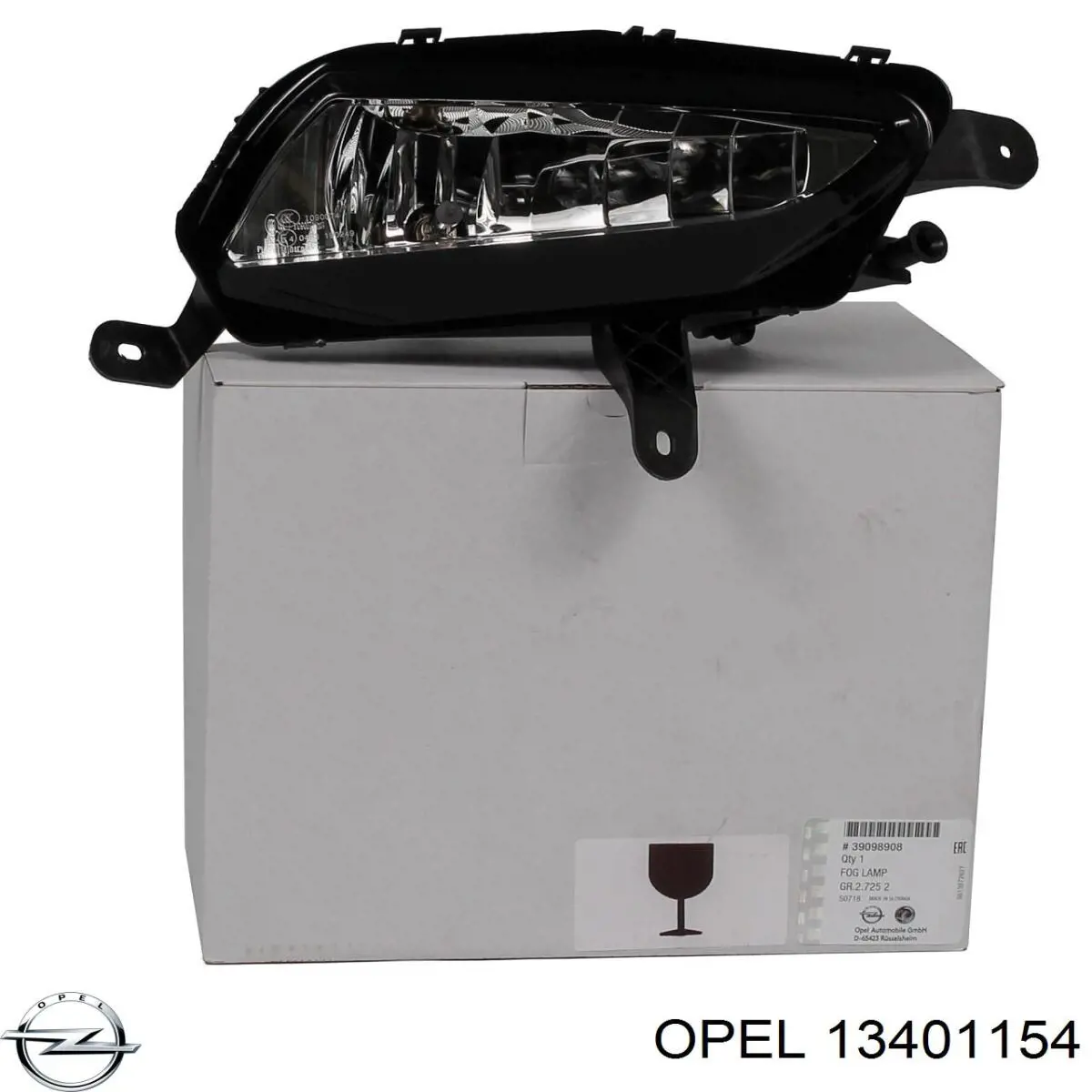 13401154 Opel Противотуманка правая