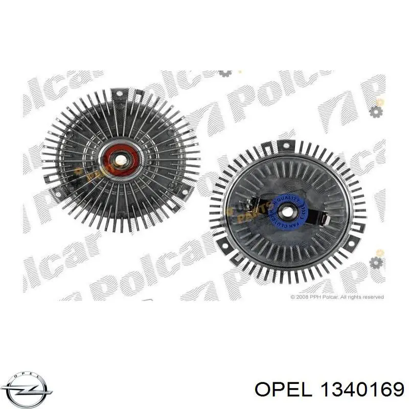 SV5035S Polcar Гидромуфта привода вентилятора
