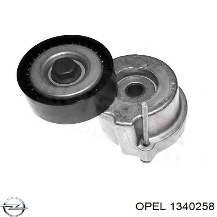 Tensor de correa, correa poli V 1340258 Opel